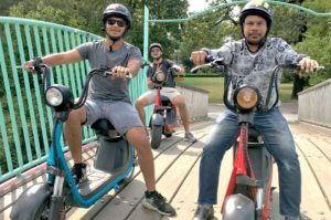 electric scooter tour of Prague