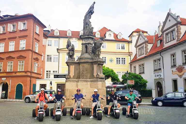 Grand Tour on Trike Trike Tour of Prague - Maltezske square