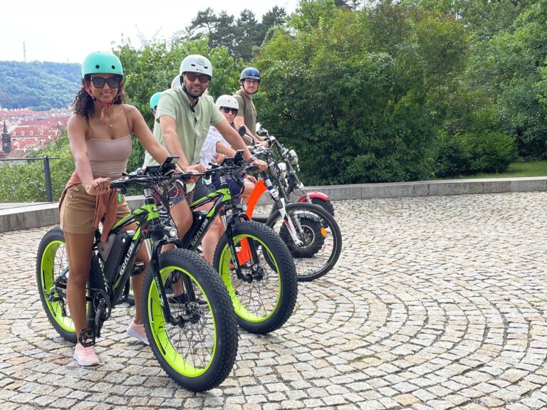 Fat tire ebike in prague - guided tours and rental